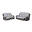 Causeuse inclinable électrique 5050 anthracite / noir