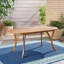 Table de salle à manger en bois d'acacia 70 "-734463841
