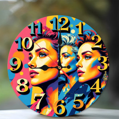 Horloge murale Pop Art