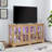 LED Curio Display Cabinet Antique Display Cabinet with Glass Doors Adjustable Shelves-2130543960