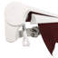 Dakota Fields 395cm W x 300cm D Fabric Cover Motorised Retractable Patio Awning-1147453445