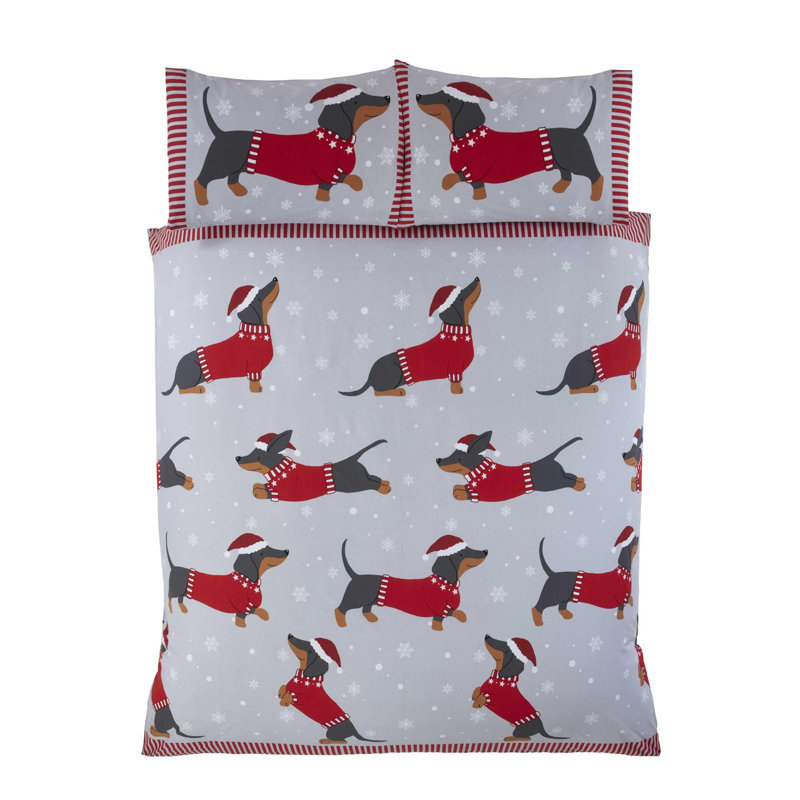 Cotton Blend Duvet Cover Set with Pillowcases, Single Duvet Cover + 1 Standard Pillowcase
