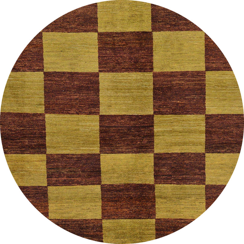 Tapis abstrait moderne 270, Rond 6 pi
