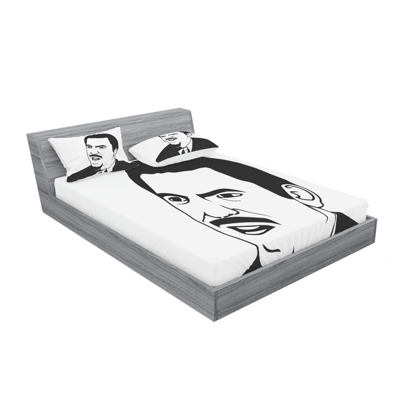Microfiber Sheet Set, Full Sheet Set with 2 Pillowcases