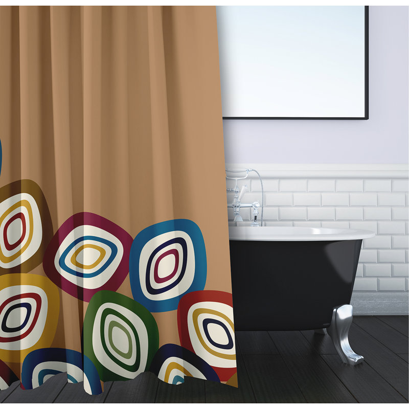 Hippolyte Abstract Shower Curtain