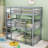 Triple Twin Over Twin Over Twin Bunk Bed With Detachable Design And Built-In Safety Features-1557739727