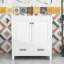 Meuble-lavabo avec lavabo simple, 2 portes et tiroir-1021707695