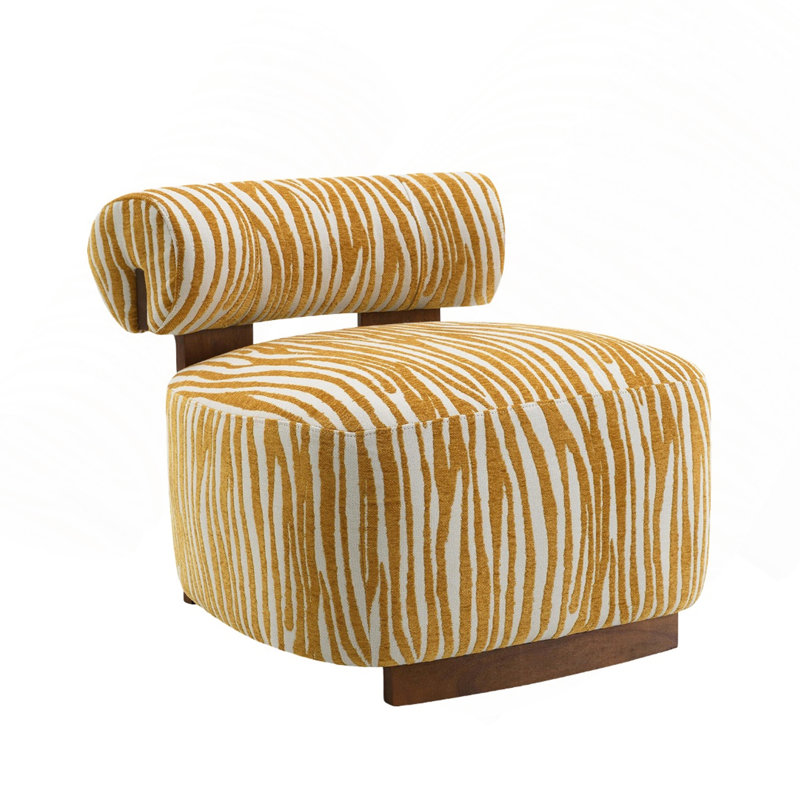 Chaise d'appoint 1Pc, Jaune