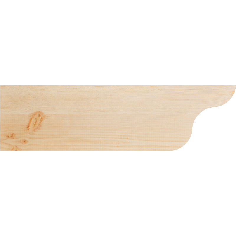 Queue de chevron lisse Carmel, Douglas, H 10 po x l 5 1/2 po x L 36 po