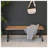 Dorann Medium Density Fiberboard (Mdf),Metal Bench