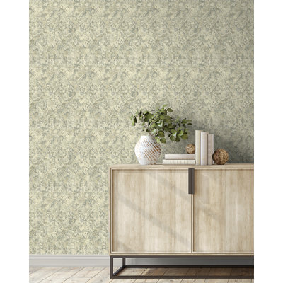Surface Style Cumbrae Abstrast 18' L x 20.5" W Peel and Stick Wallpaper Roll