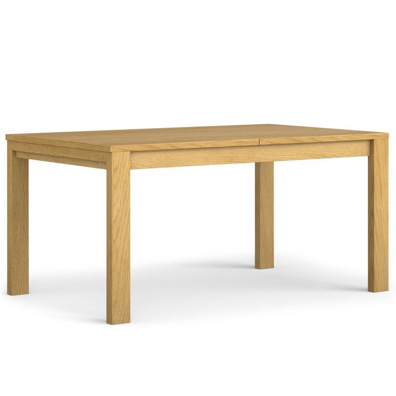 Transitional Extendable Dining Table in Veneer, Oak