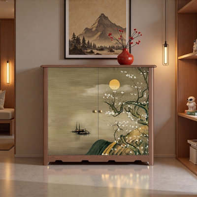 High-Quality Solid Wood Sideboard