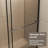 Glass Shower Door,Shower Sliding Door Walk-In Shower Screen Dual Usage,1/4 Inch Thick Glass Panel With Stainless Steel Handle,Supporting Bar