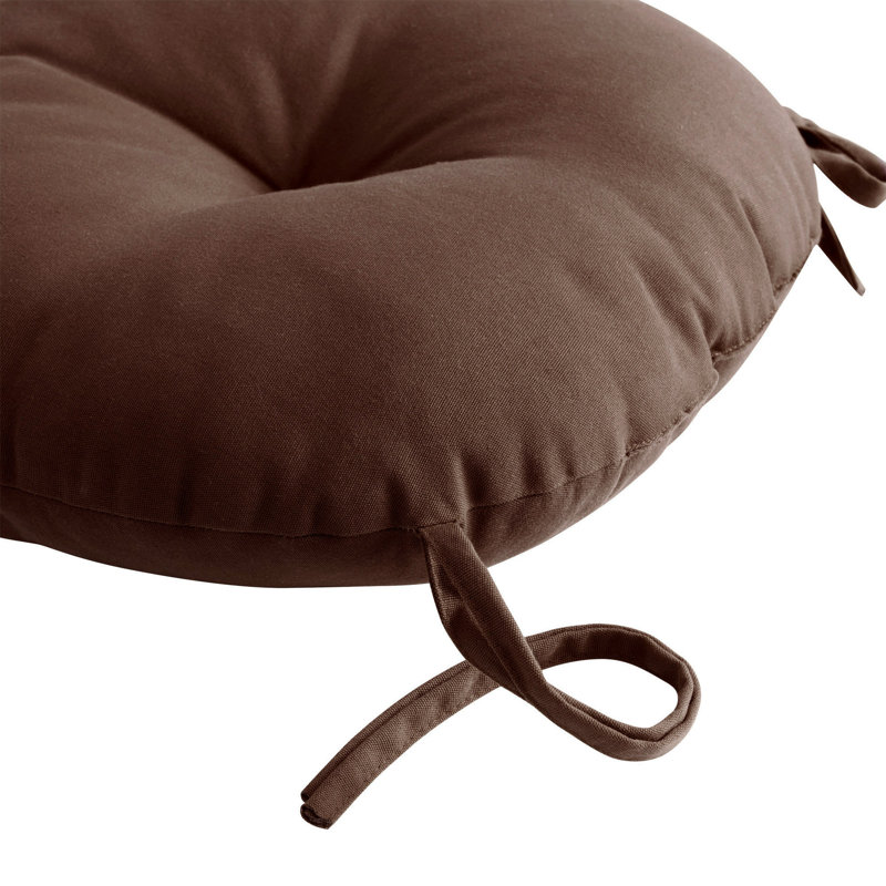 Outdoor Dining Chair Cushion/Barstool Cushion Chair Pad, Chocolate, 2