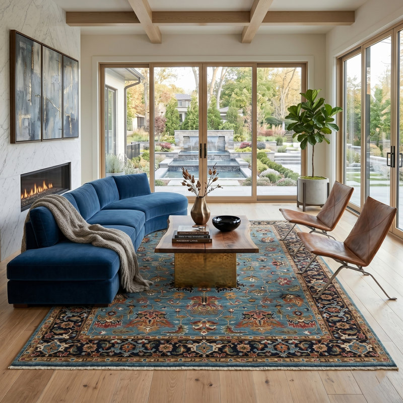 Antiquity Wool Area Rug, Rectangle 2' x 3'