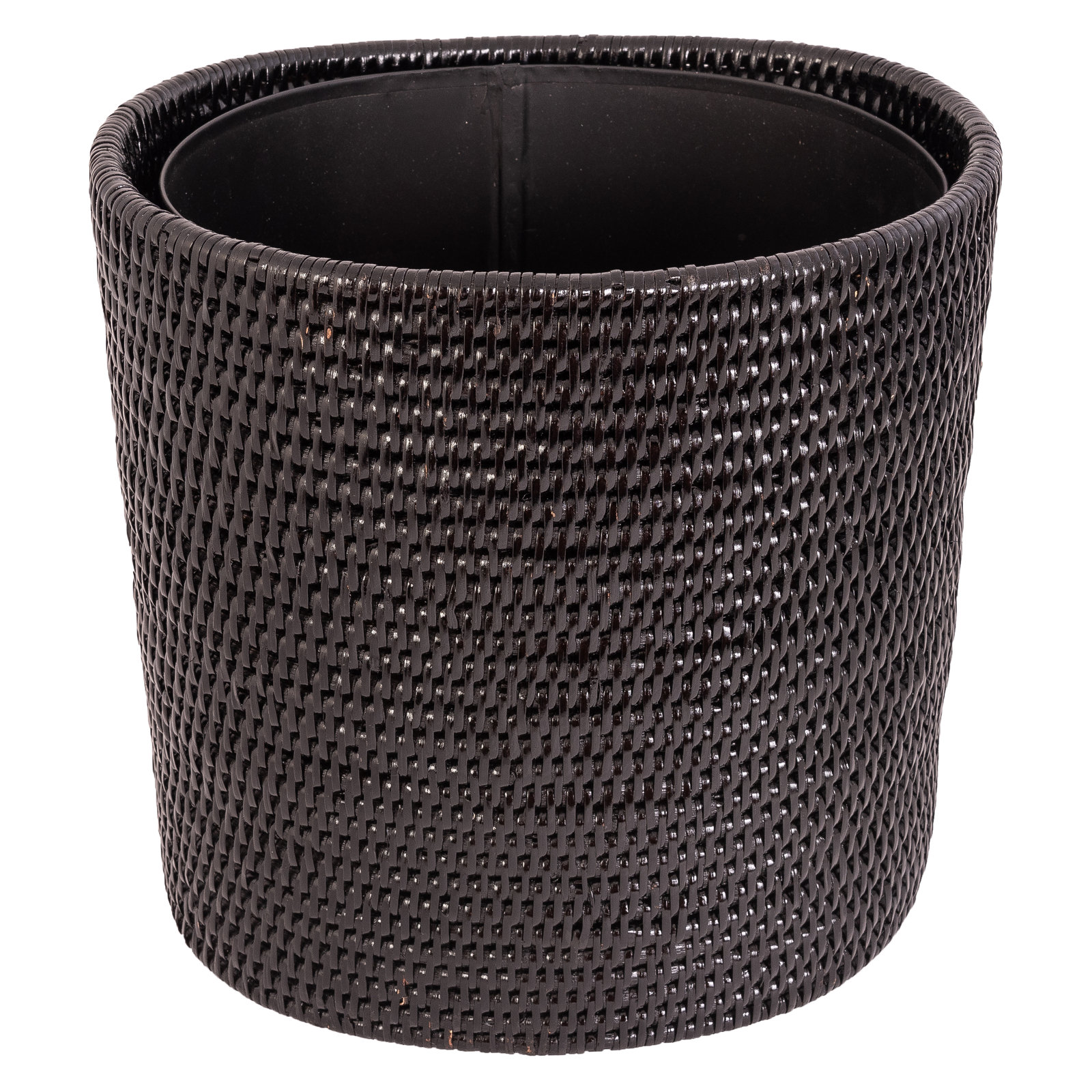 Rael 4gal Waste Bin, Tudor Black