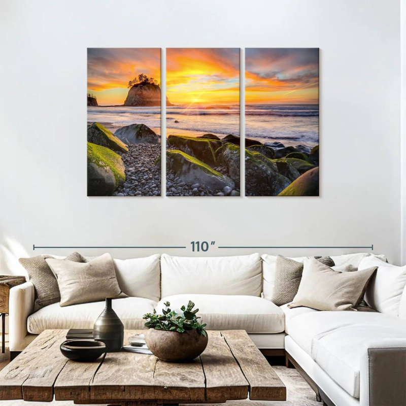 Gillard Rialto Beach Coast, H 48 po x l 74 po