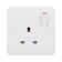 Moulded Single Power Wall Mounted Socket