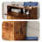 Hidden Shoe Cabinet With 3 Flip Drop-Down Door White & Oak-1894525358