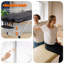Lit simple réglable Avin avec matelas inclus