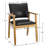 Artell 18.5" H Faux Leather Upholstered Dining Chair with Solid Wood Frame, Set of 2-1932102783