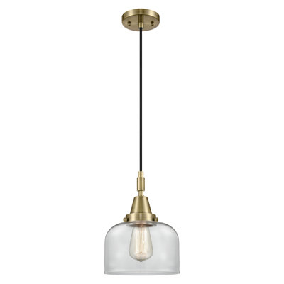 Downtown Urban - Caden Almitra - 1 Light Cord Hung Mini Pendant - Shade