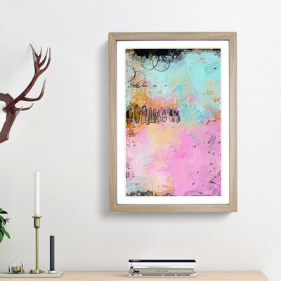 Paint Your Feelings in Abstract - Picture Frame Graphic Art Print