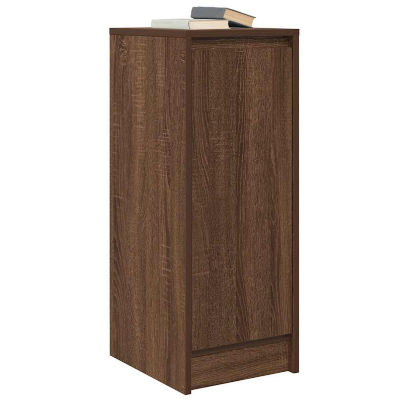 Sideboard 29.5X34x76 Cm Engineered Wood, Brown Oak