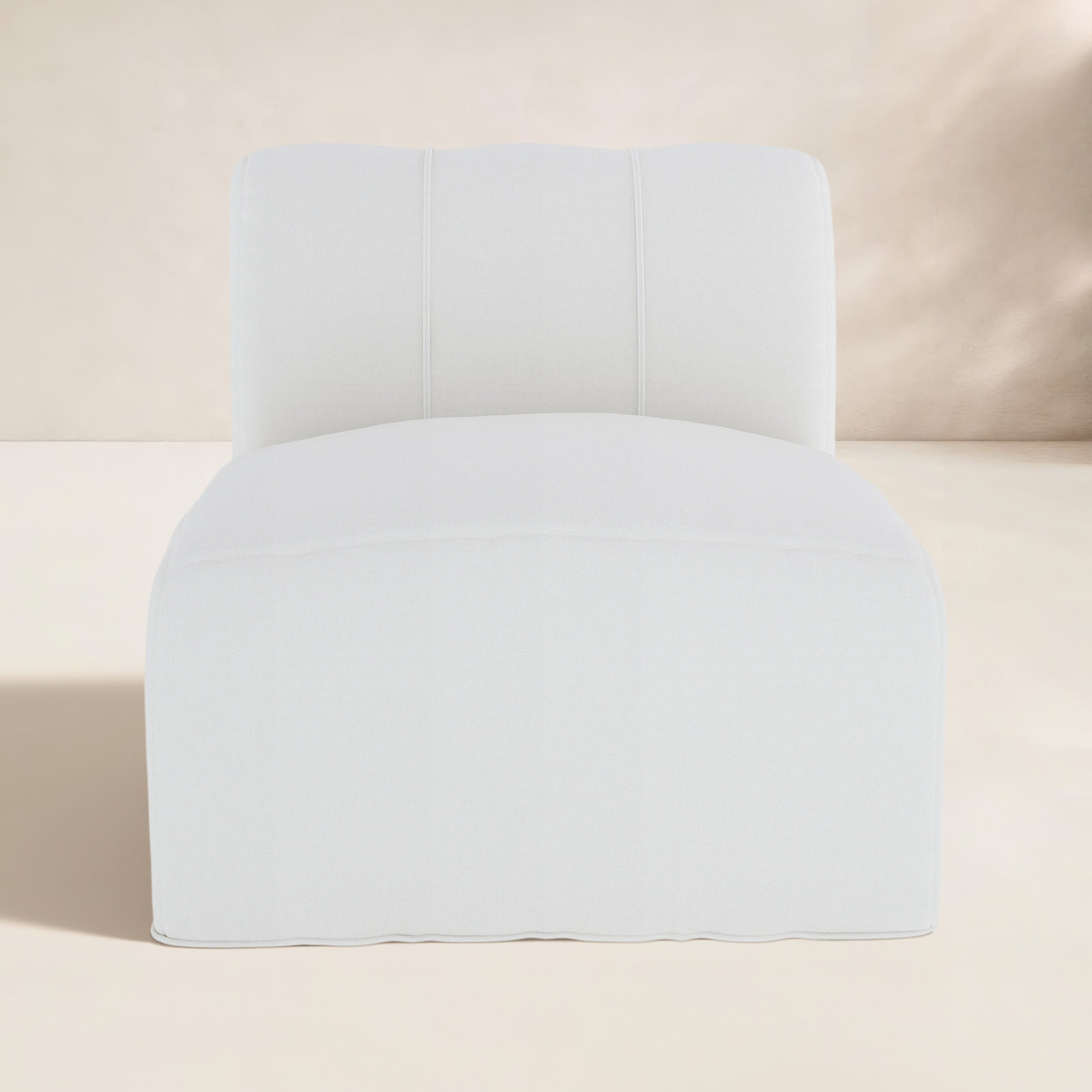 Praia Sunbrella® Patio Lounge Chair, Canvas White Sunbrella® Canvas
