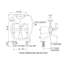 Edwardian™ Triple Handle Deck Mount Clawfoot Tub Faucet-11361300
