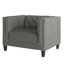 Fauteuil en velours touffeté de 41,4 po de large Wilder