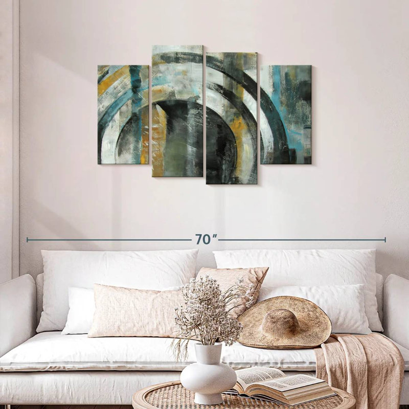 Avery Abstract Circle, 27" H x 43" W