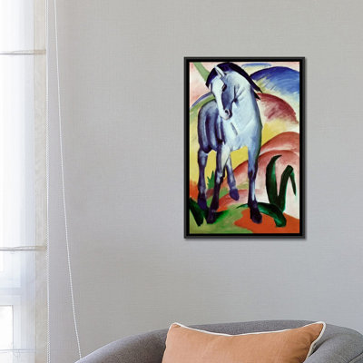 « blue cheval » par franz marc, reproduction d’art sur toile