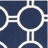 Rodgers Hand Woven Flat Weave Wool/Cotton Geometric Rug in Blue-656715243
