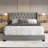Elysian Upholstered Wingback Bed-806527394-814140152