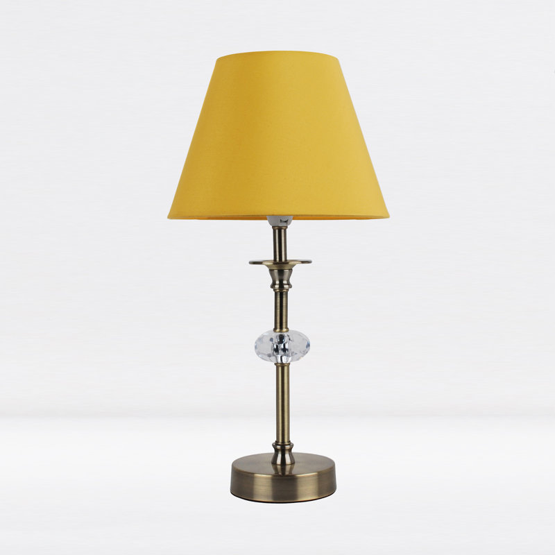 Avoca Lamp, Chrome, Ochre