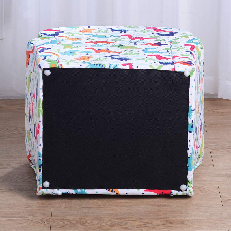 Monica Children's Club Chair, White/Pink/Blue, 44 x 50 x 39cm