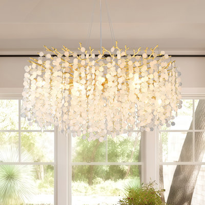 Grand lustre moderne en forme de branche d'arbre, lustre en cristal suspendu à 18 lumières de luxe, grand lustre en forme de goutte d'eau, lustre doré pour salle à manger, salon, chambre à coucher