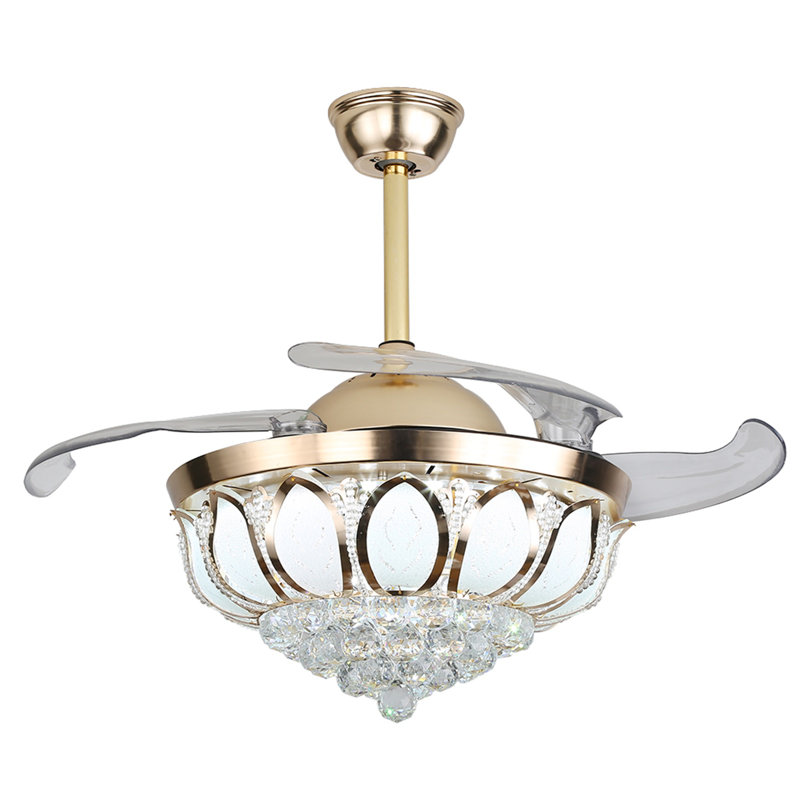42'' Crystal Ceiling Fan with LED Light