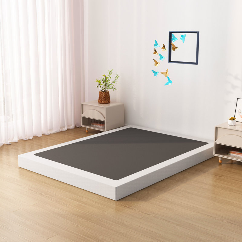 Metal Box Spring with Fabric Cover-Multiple Sizes, Standard Profile (7"), Queen