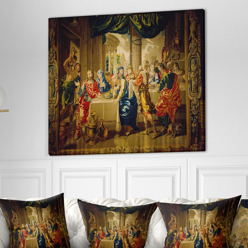 « jesus tapisery cathedral », impression sur toile, H 30 po x l 40 po x P 1,5 po