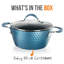 NutriChef 2.1 Quarts Non-Stick Ceramic Soup Pot