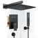 12 Inch Shower Faucet Set With Push-Button