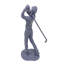 GOLFER MAN Iron Figurine 22cm-92166271