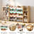Stuffed Animal Storage & Toy Organizer – Solid Wood Kids Shelf with 9 Pull-Out Bins, Display Shelf & Quick Assembly – Space-Saving Playroom Furniture for Daycare, Nursery & Bedroom-128781451