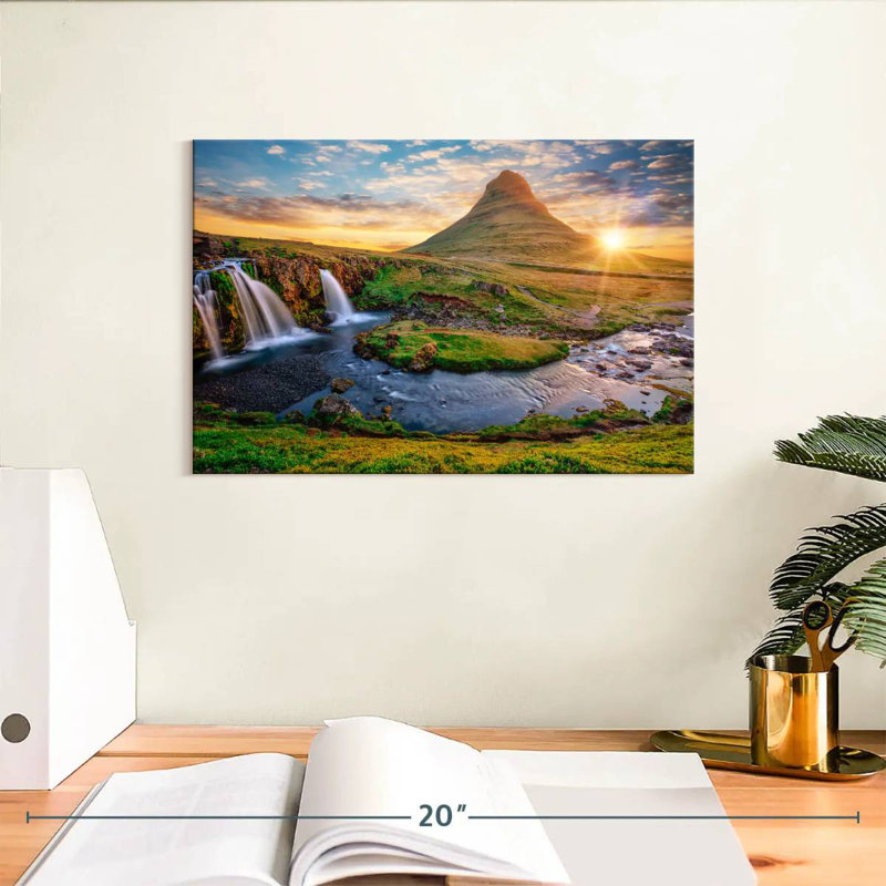 Alvord Kirkjufell au lever du soleil, H 8 po x l 12 po