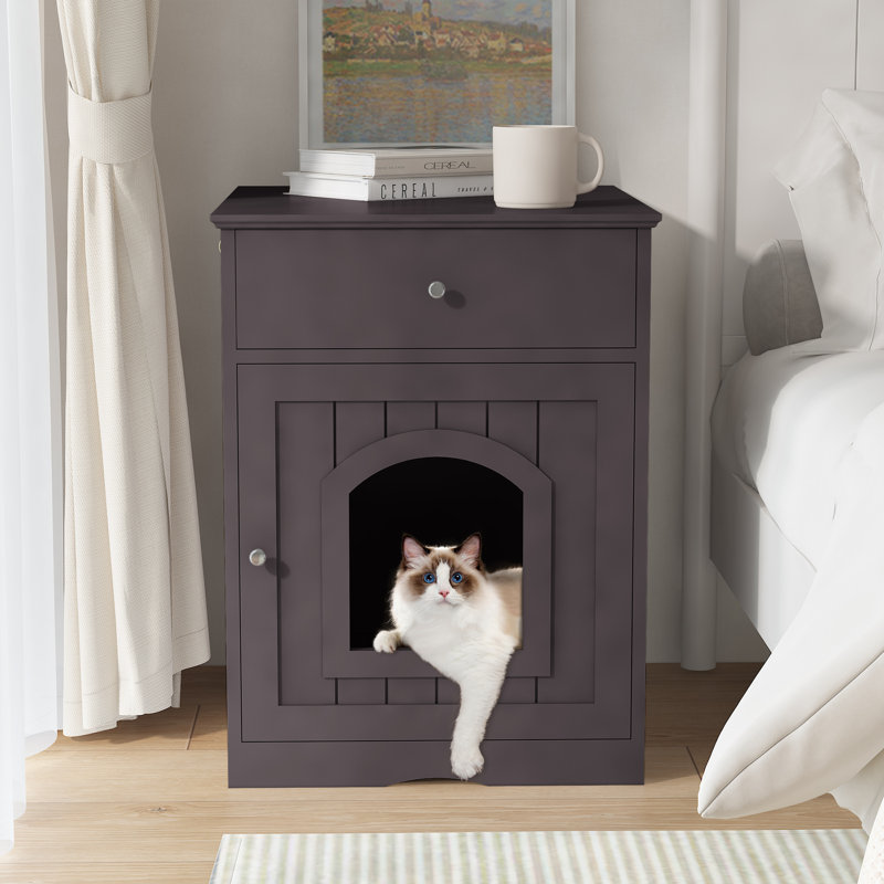 Daphny Heated Cat House, Gray
