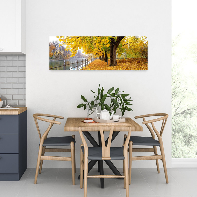 Paysage d'automne à Munich, Allemagne, H 36 po x l 12 po