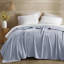 Couverture pour lit simple en rayonne de bambou bleu clair-111619982-111619983